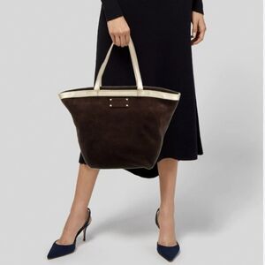 Kate Spade Brown and Gold Tote Bag